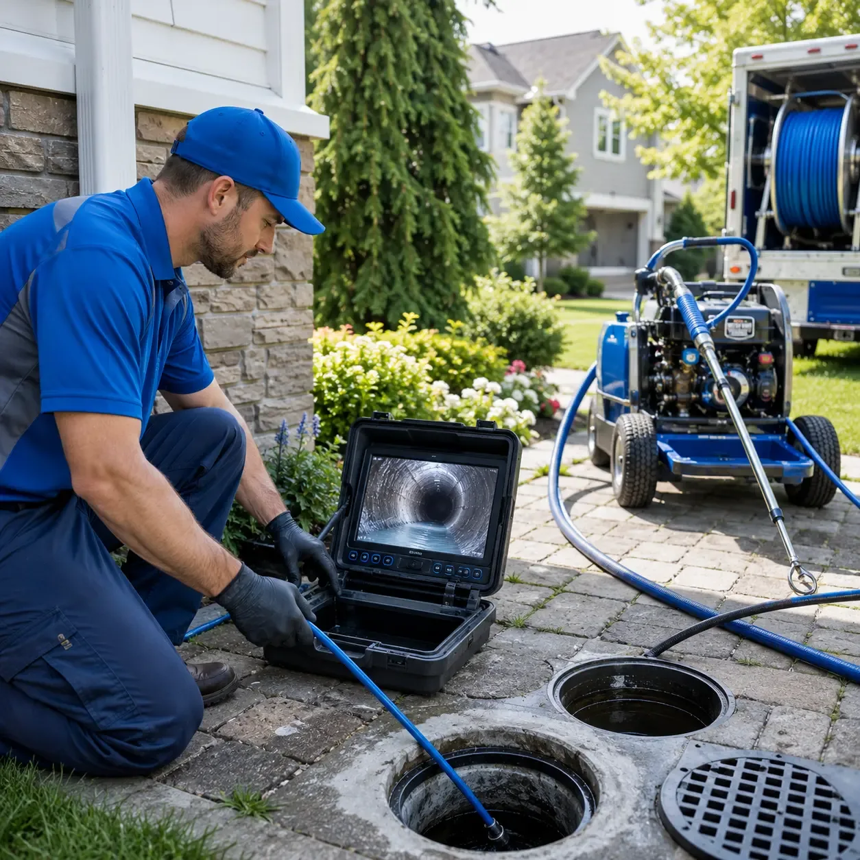Outdoor drain cleaning professionals serving Woodford, WI