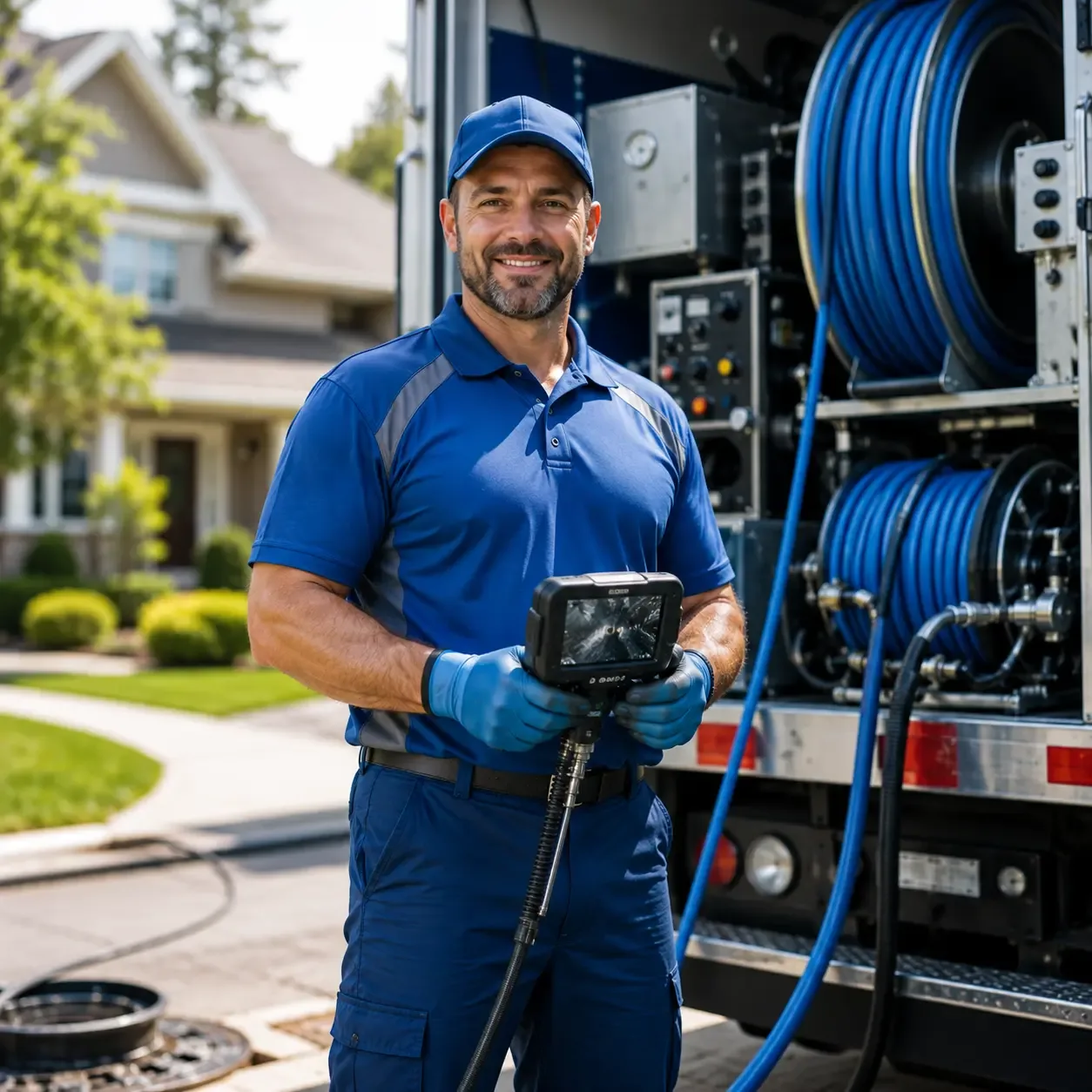 Local outdoor drain cleaning specialists in Woodford, WI